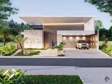 Casa em fase de construção no Ecoville I