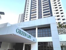 Green Life - vista pra piscina - sol nascente