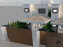 Casa moderna com área gourmet