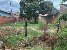 Terreno no asfalto no bairro Nova Lima