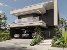 Sobrado fase final de construção