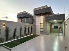 Casa térrea com suíte e 2 quartos