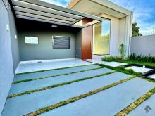 Casa térrea com pé direito duplo - Água Limpa Park