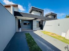 Novo - 3 quartos sendo 1 suíte - garagem coberta e quintal