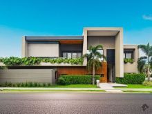 Casa com gourmet e 4 suítes no Damha II