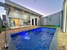 3 quartos - closet - piscina - sala e cozinha amplas