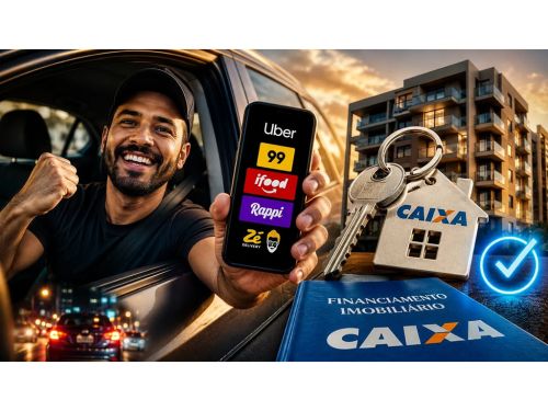 Nova regra da Caixa facilita acesso de motoristas e entregadores de aplicativos à casa própria - Imagem principal